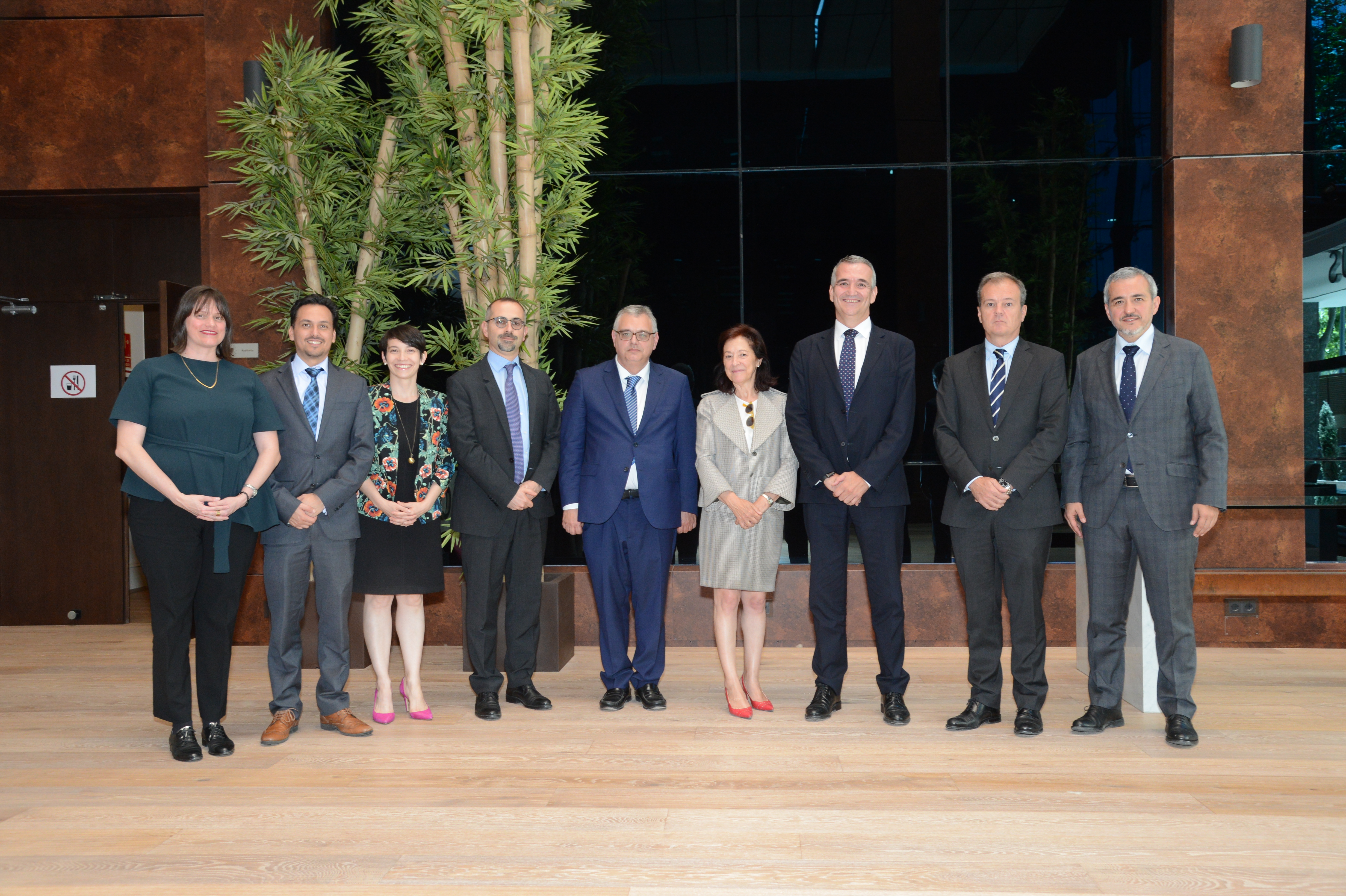 Visita de miembros del GAFFI al OCP en 2019